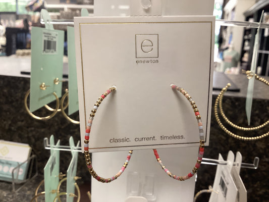 Hope Unwritten good vibes hoop earrings