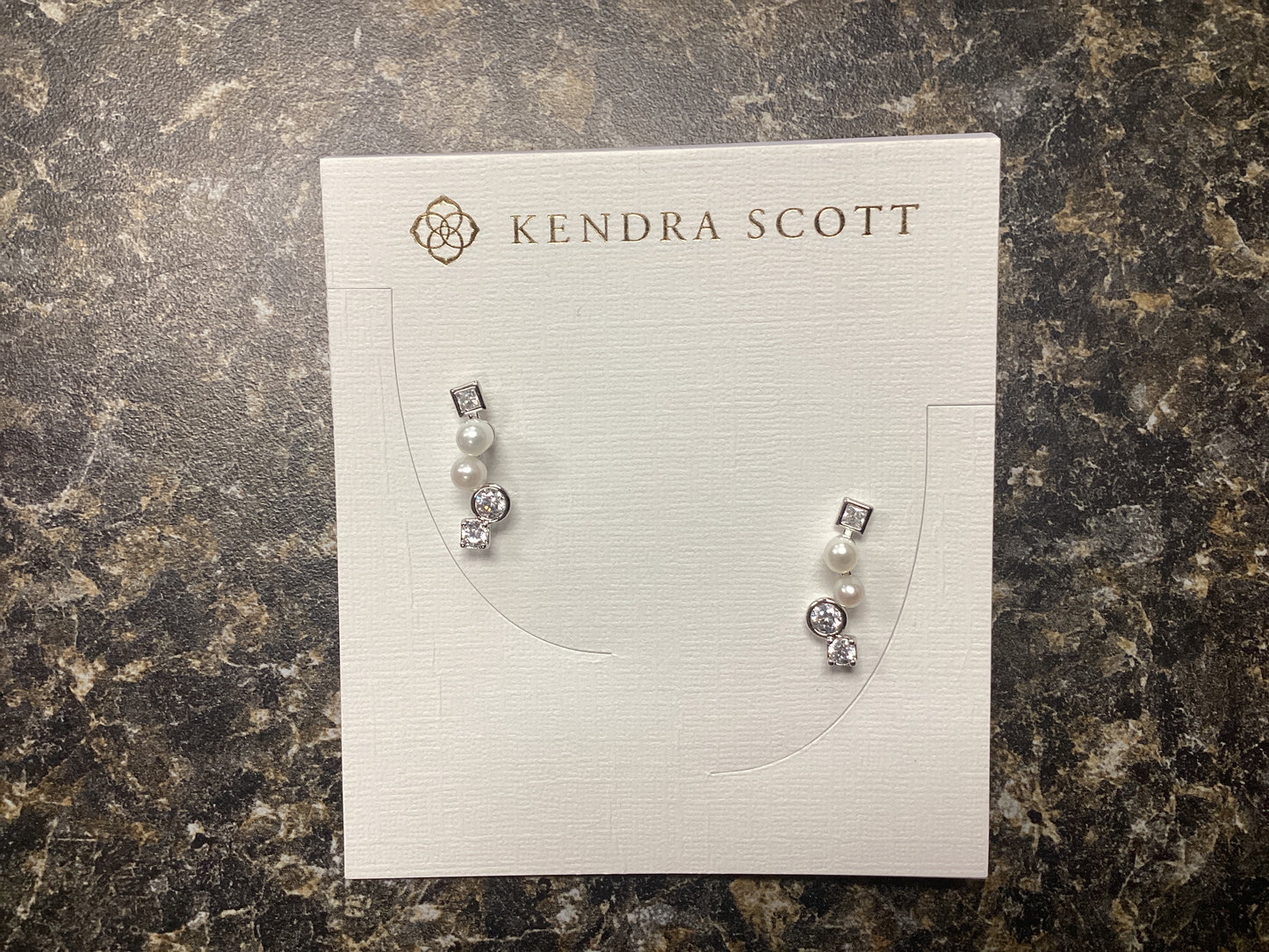 Leighton silver pearl ear climb