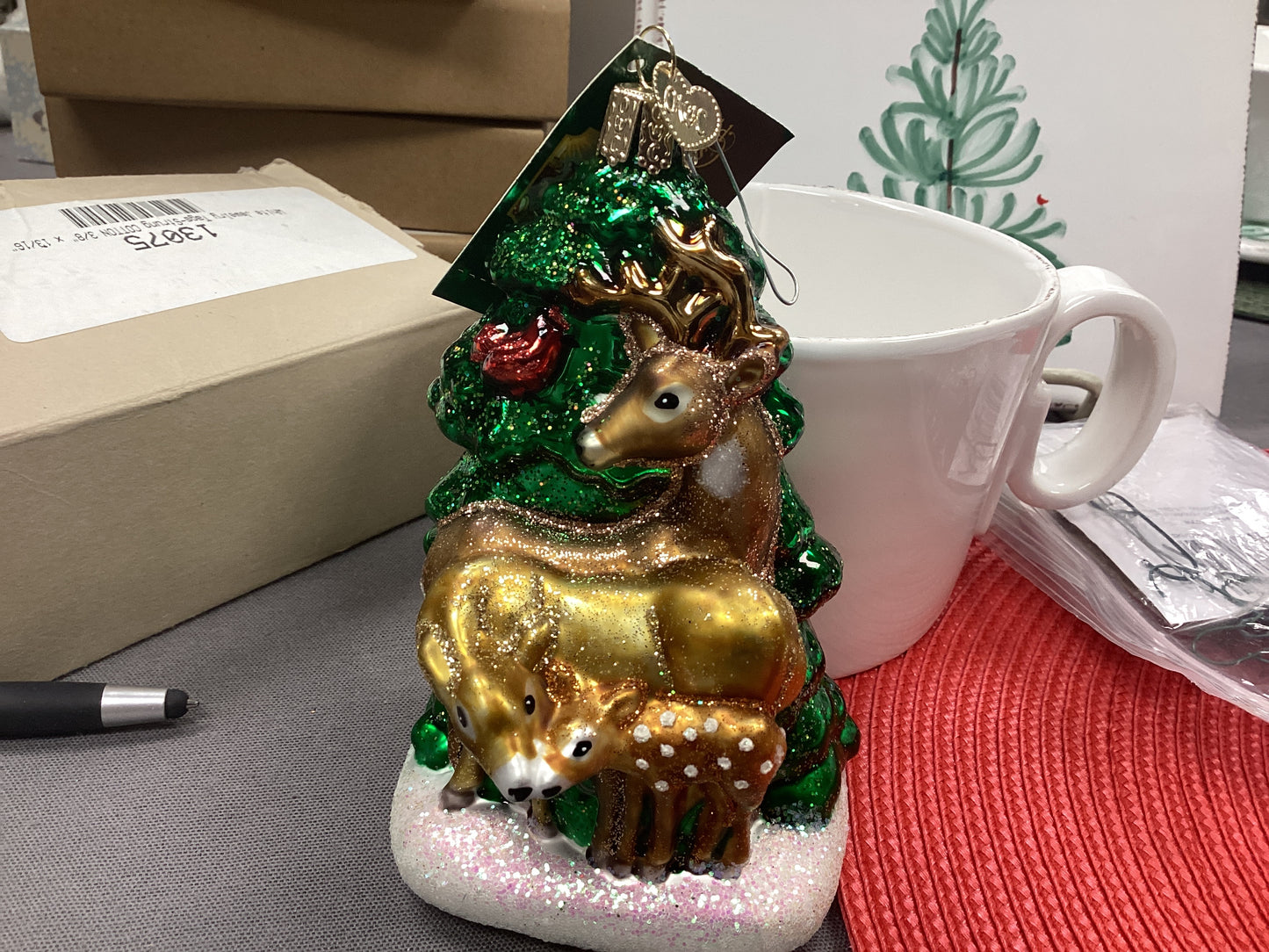 Deer Family ornament