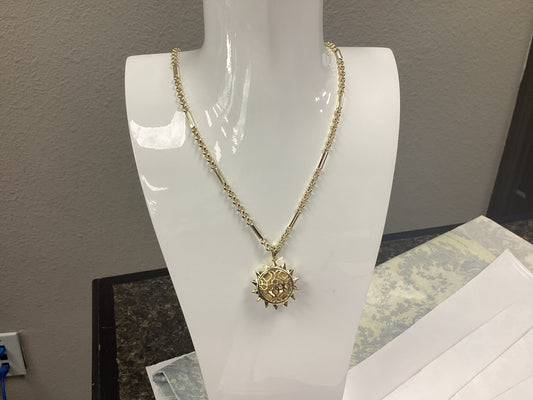 Sienna sun gold pendan necklace