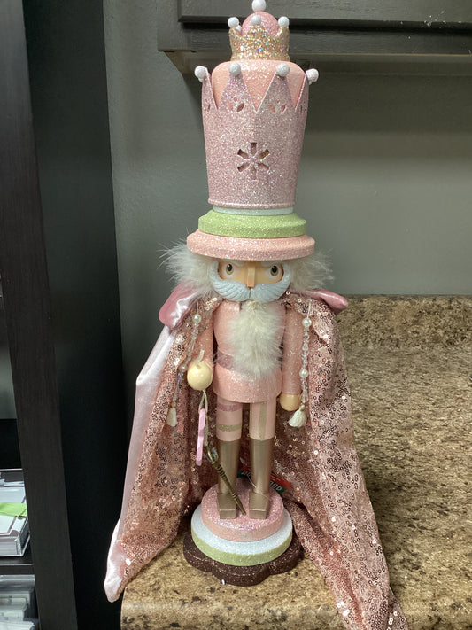 Hollywood Pink King nutcracker