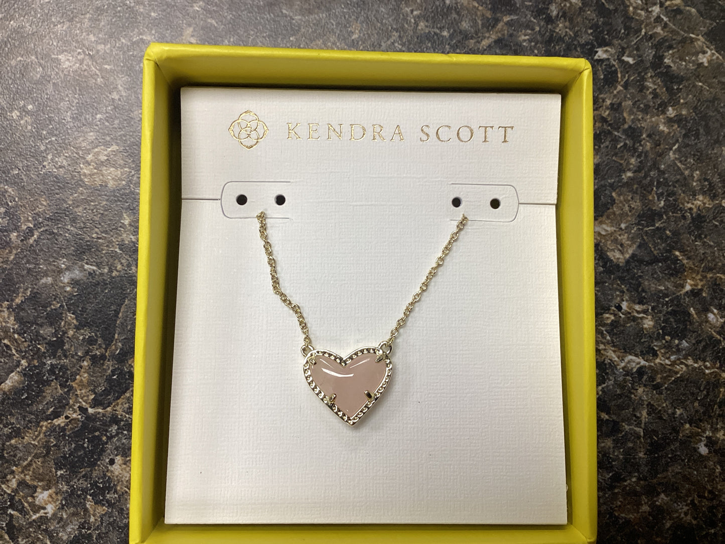 Ari Heart Pendant Necklace Boxed