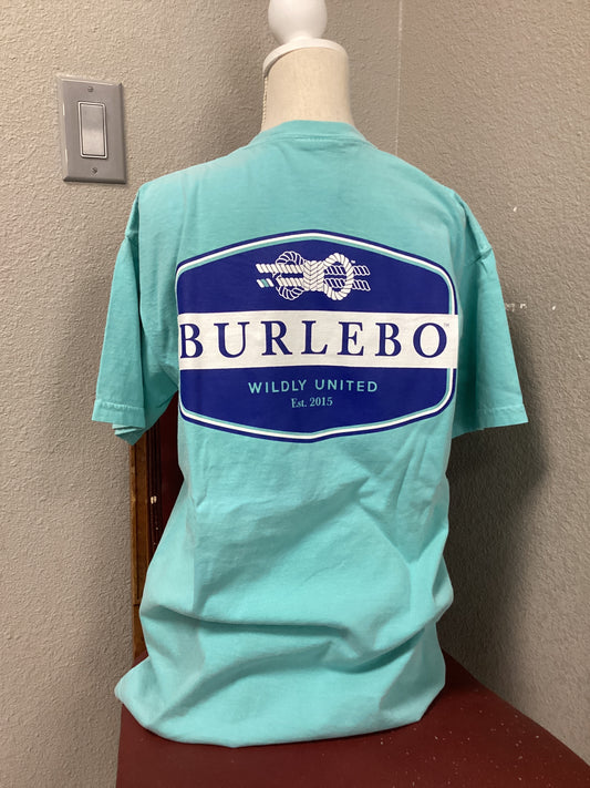 Burlebo Logo mint - Short Sleeve Large Shirt