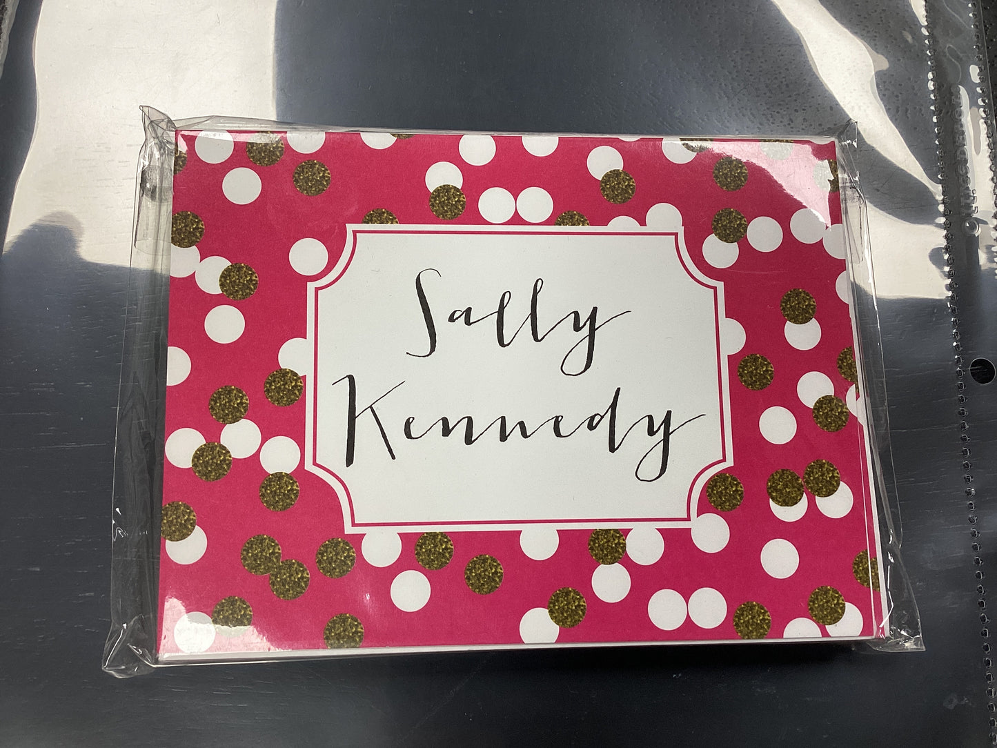 Confetti Pink Notecards