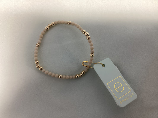 Worthy Pattern 3mm bead bracelet Riverstone