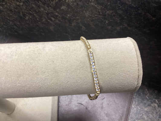Addison Gold stretch bracelet.
