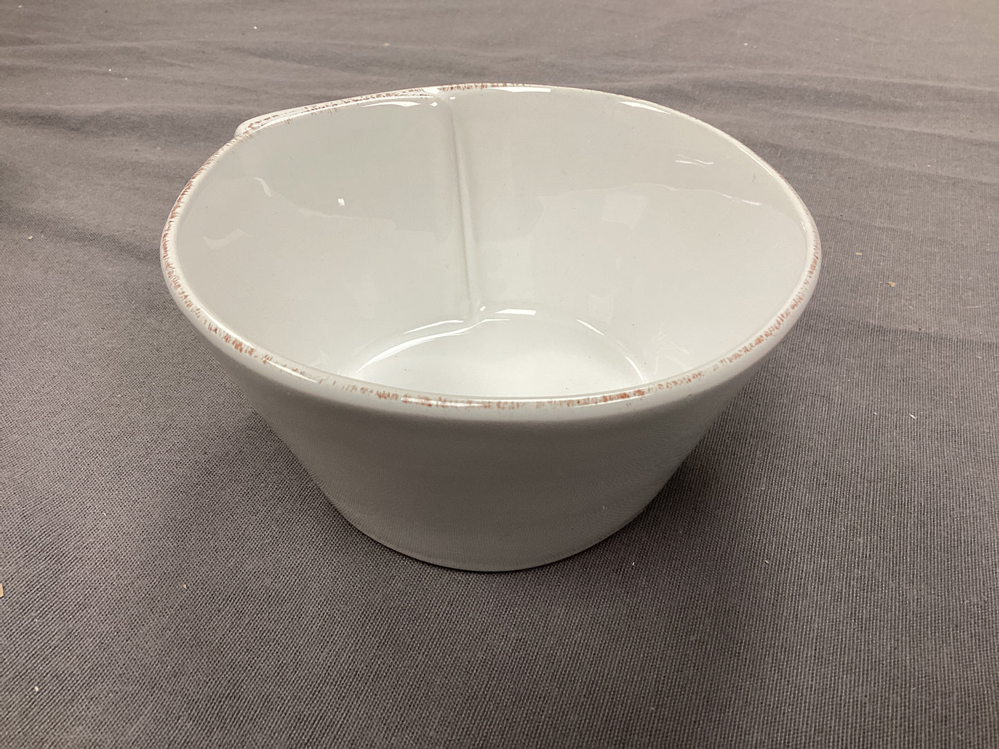 Lastra white cereal bowl