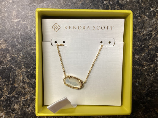 Elisa gold ivory Necklace Boxed