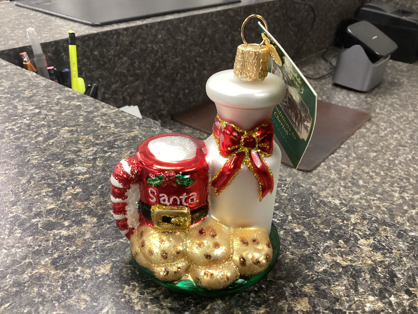 Santa’s milk and cookies