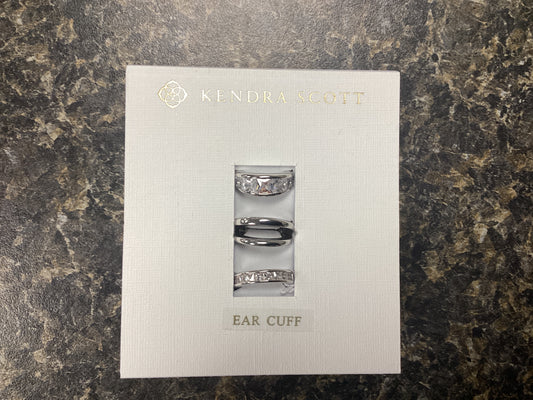 Parker silver crystal ecuff set