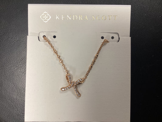 Sasha rose gold short necklace
