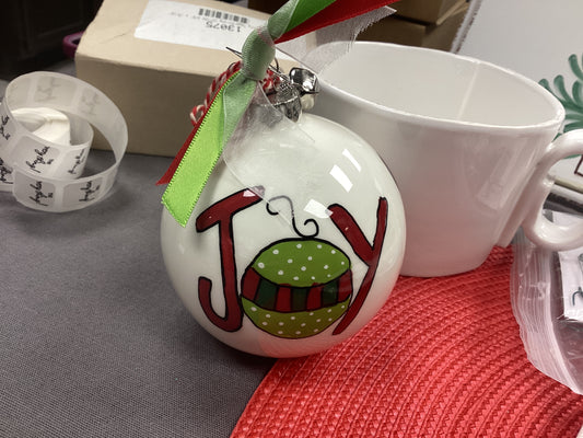 Joy ornament