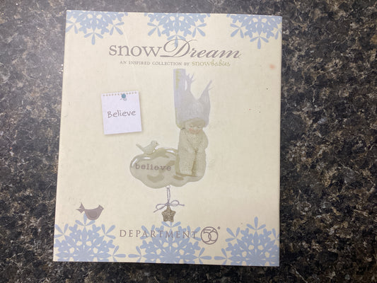 Dream Believe Ornament