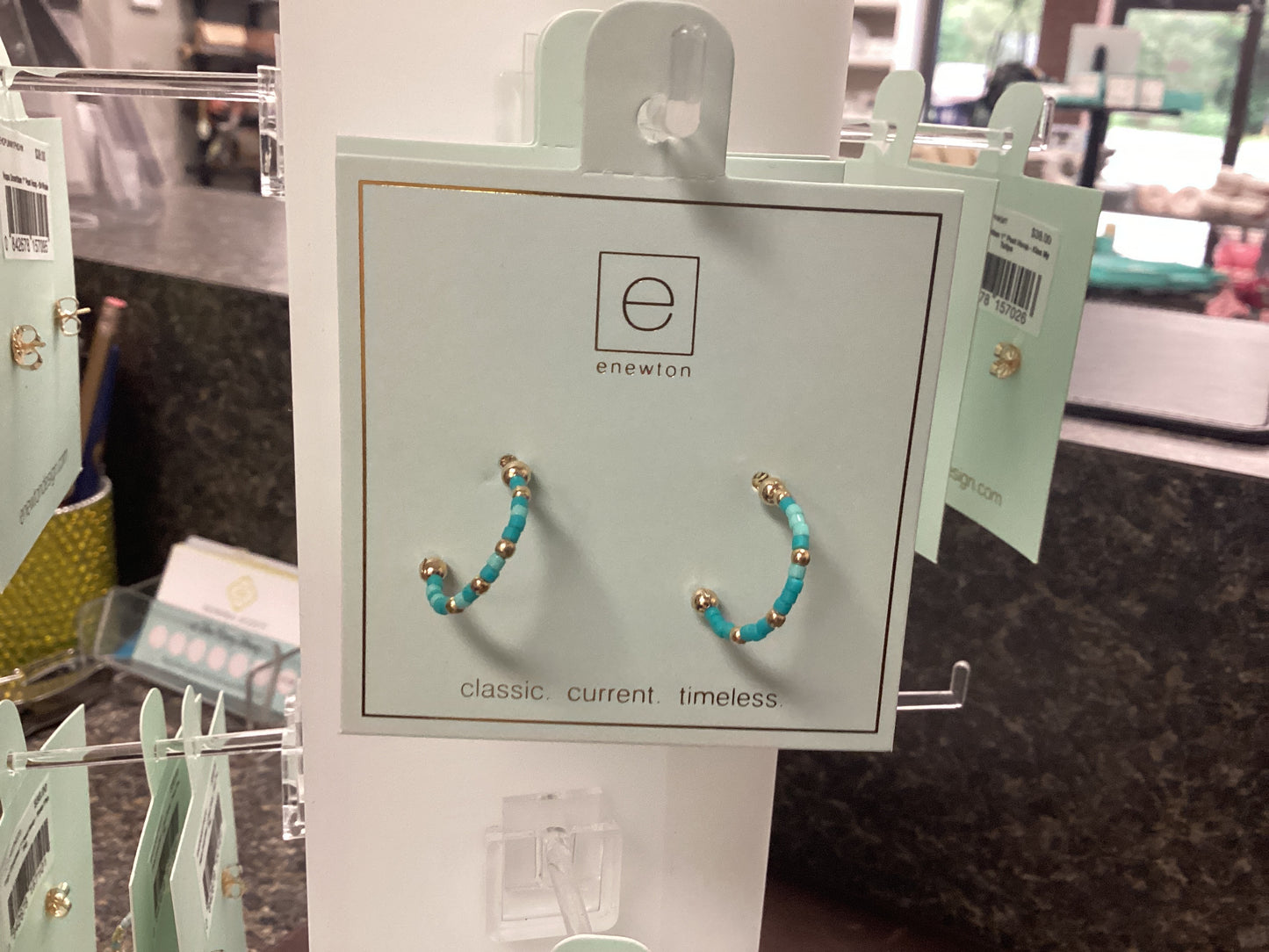Mint to be 1" huggie hoops