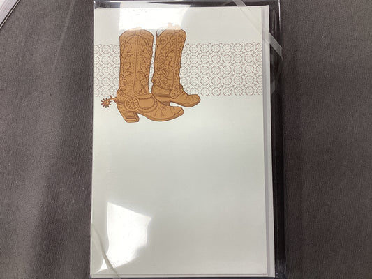 Dual Cowboy Boot invitations