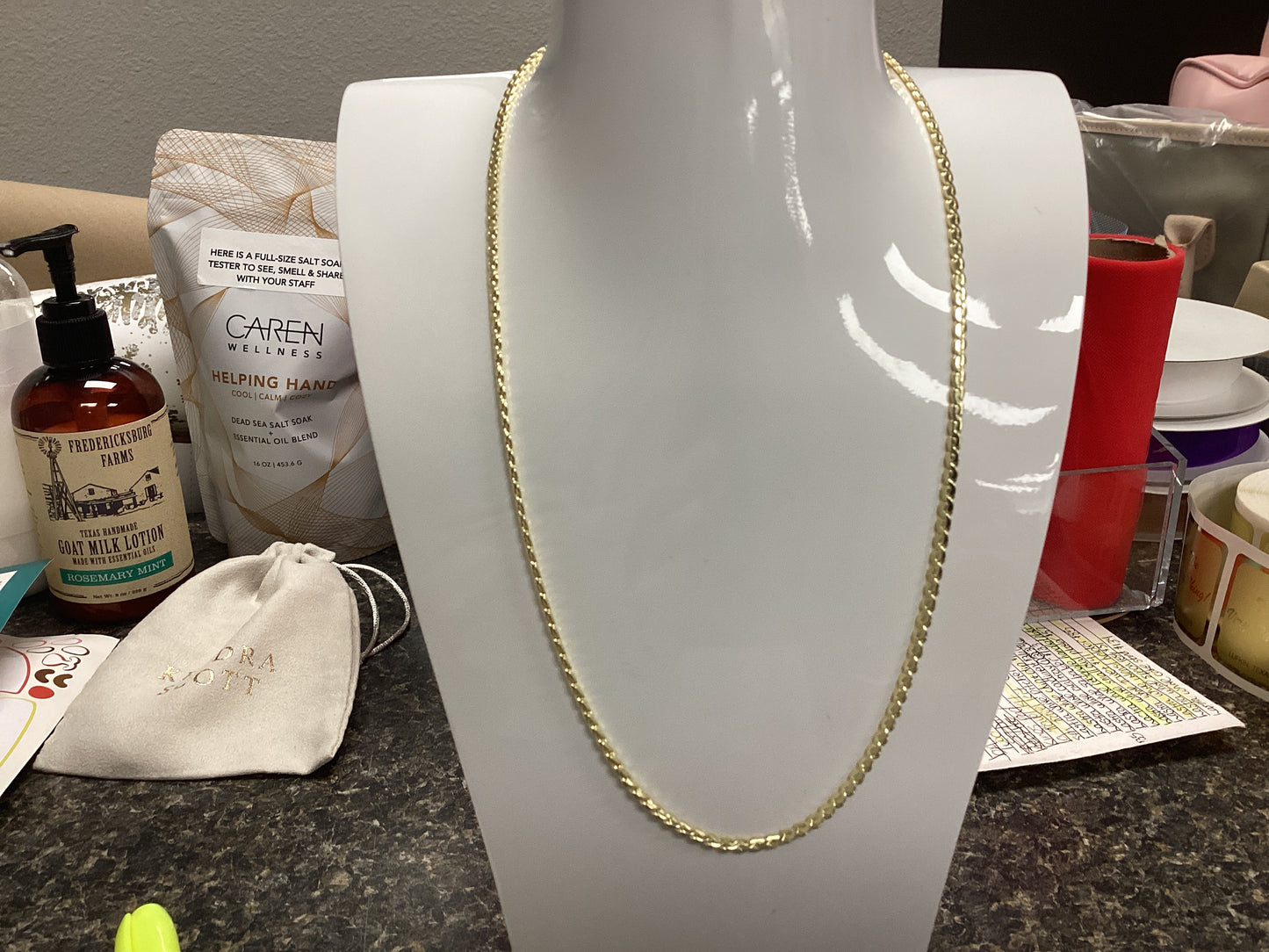 Murphy chain necklace gold metal