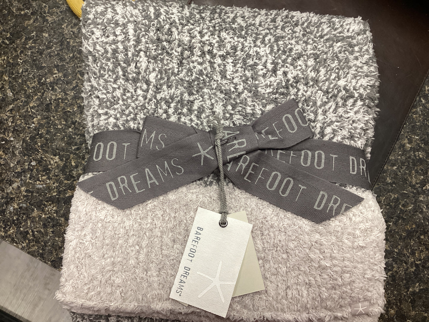 Cozy chic heathered tipped scarf