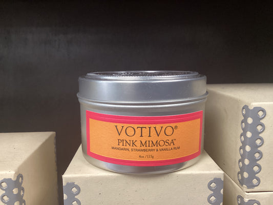 Pink Mimosa Travel Tin