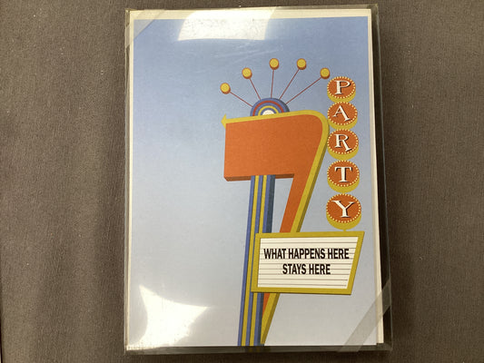 Retro Hotel invite