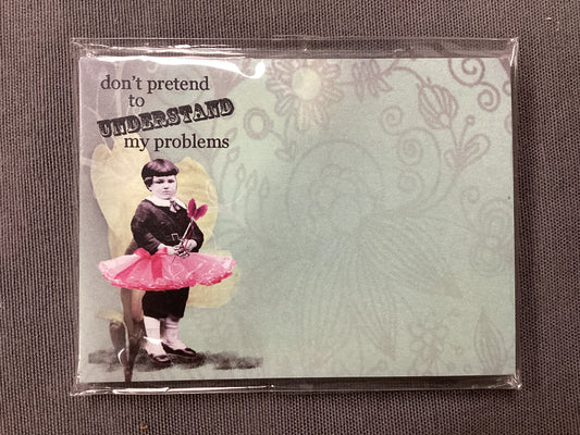understand my problems Sticky Notes