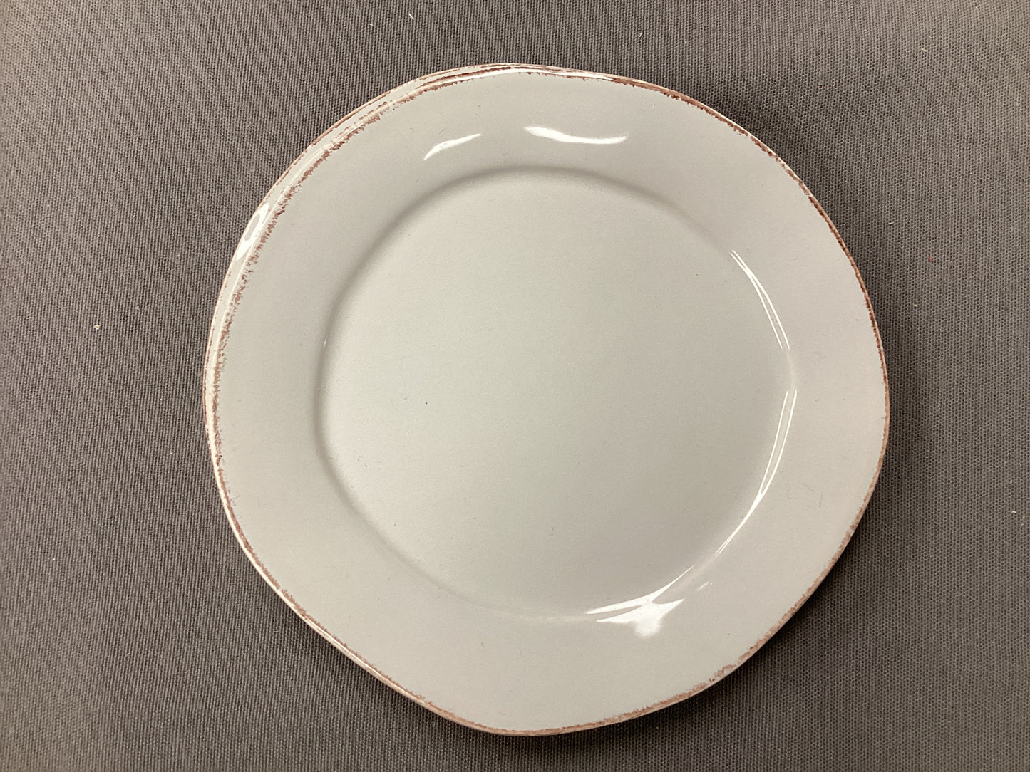 Lastra lt gray canape plate