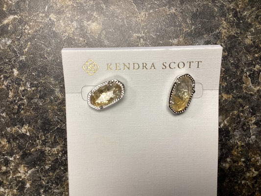 Ellie rhod orange citrine earring