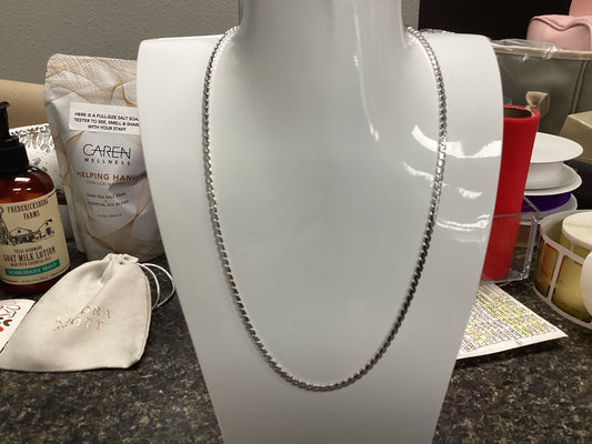 Murphy chain necklace Rhod metal