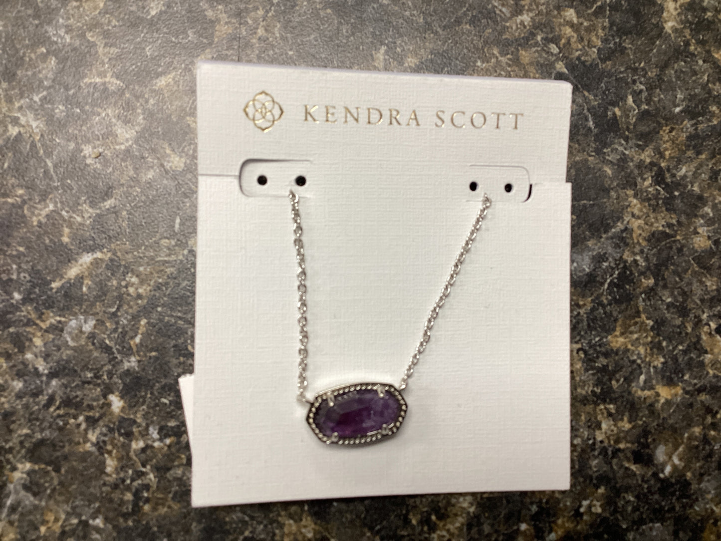 Elisa rhod amethyst necklace