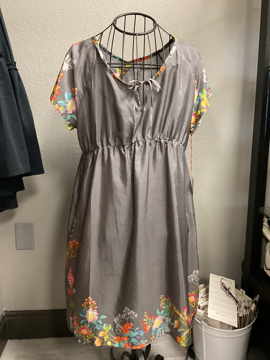 Floral Scoopneck Dress Small