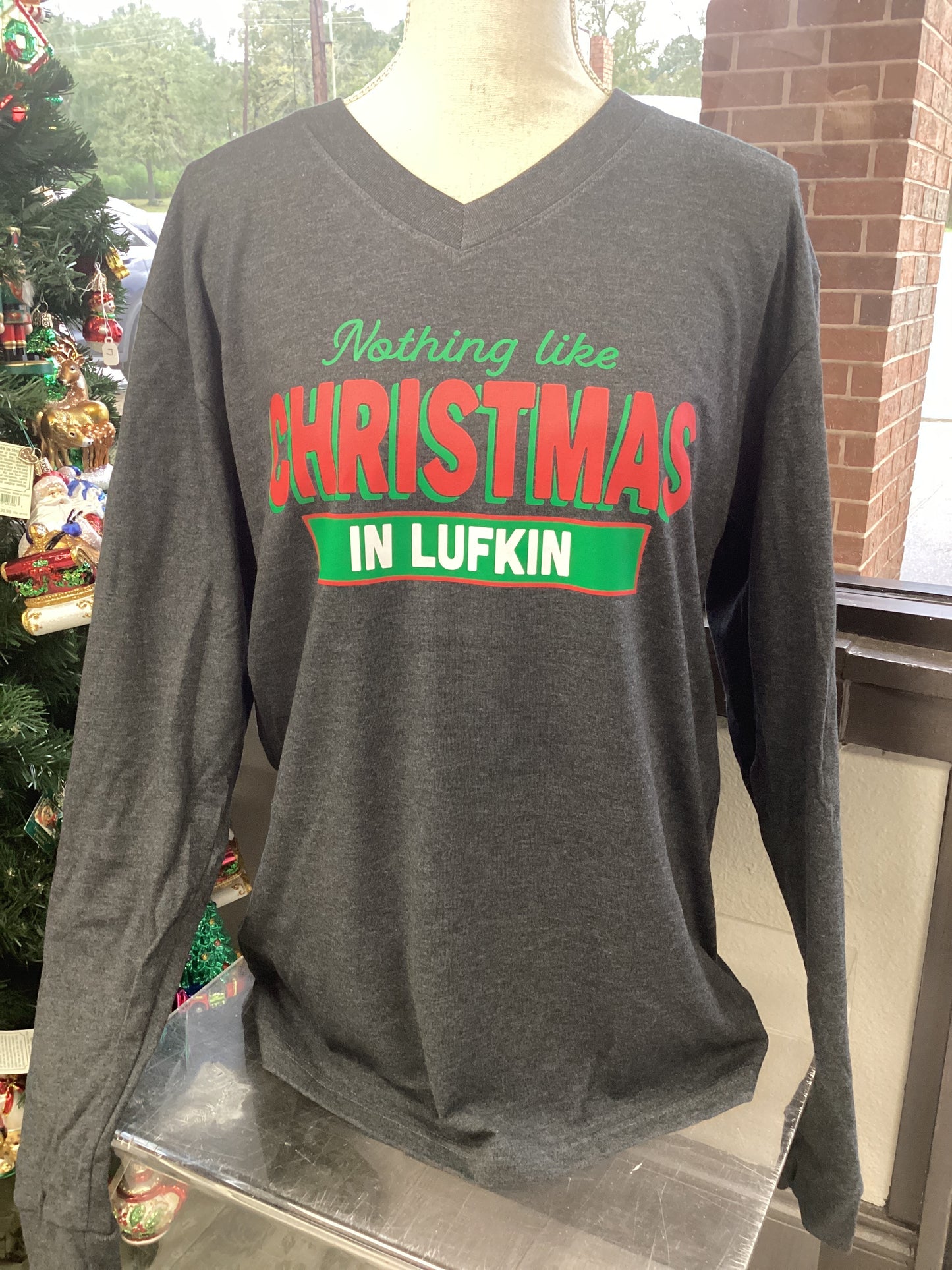 Christmas in Lufkin Large Shirt