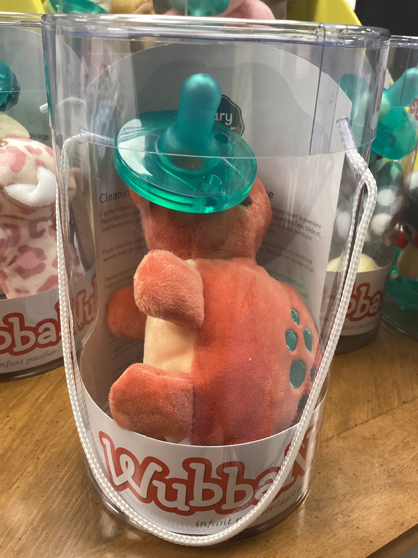 Pebblesaurus Wubbanub pacifier