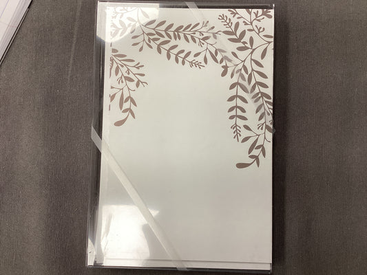 Taupe Vines Flat Large