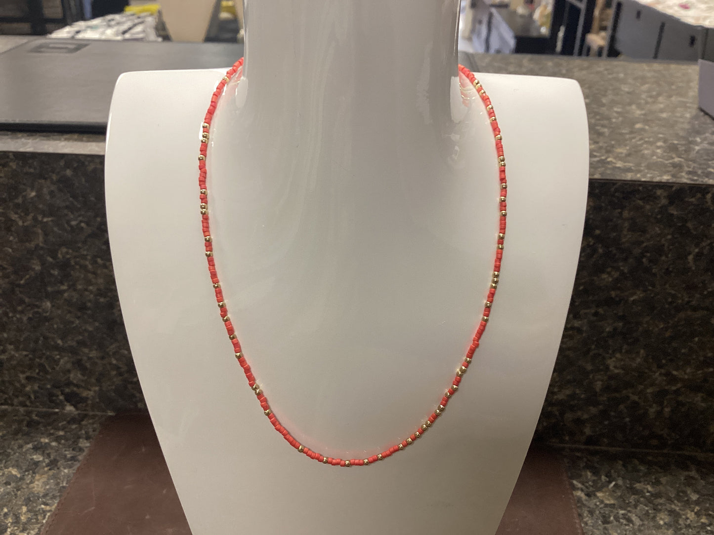 Hope Unwritten Coral choker 15"
