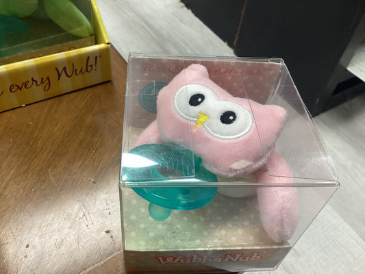 Pink Owl Pacifier