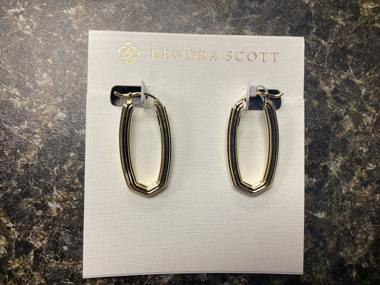 Heather Hoop Ear Gold Metal earrings