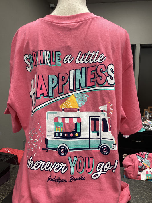 Short Sleeve - Sprinkle a little happiness - Small