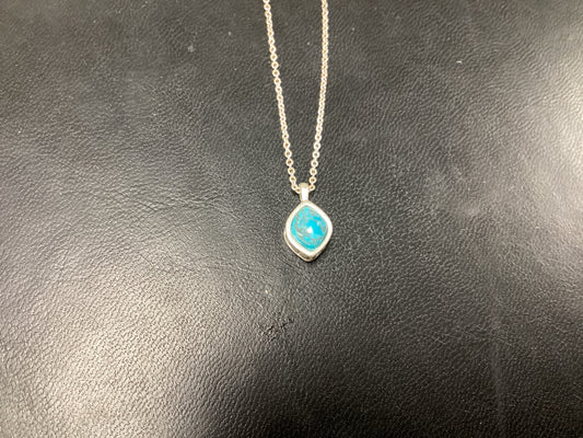 Naia silver turquoise necklace