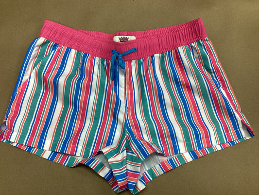 Shorts - Multi-strip Pink - XLarge