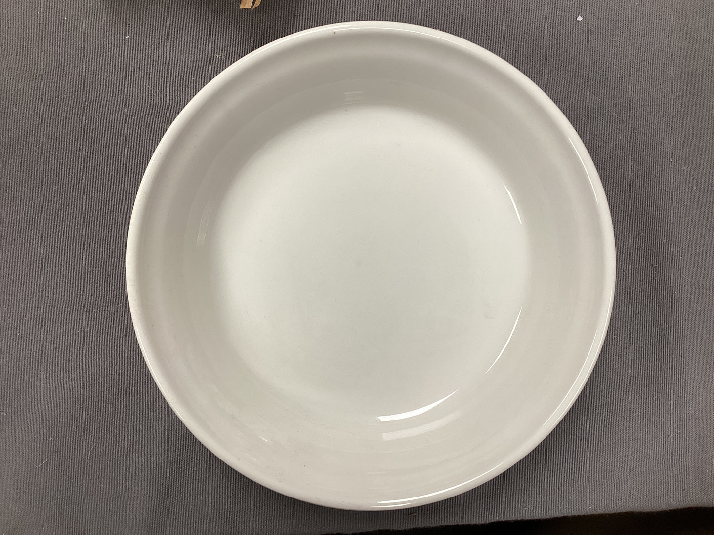 White Pie Plate