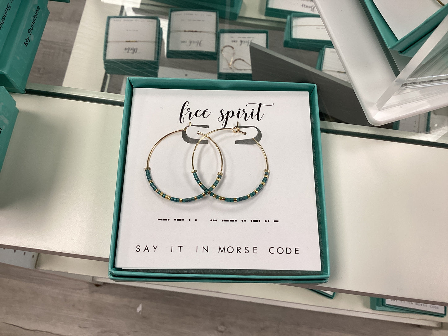 Free Spirit Morse Code Standard hoops