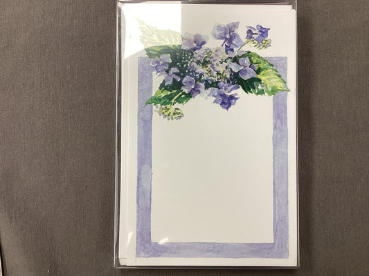 Lace Cap Blue invites pack