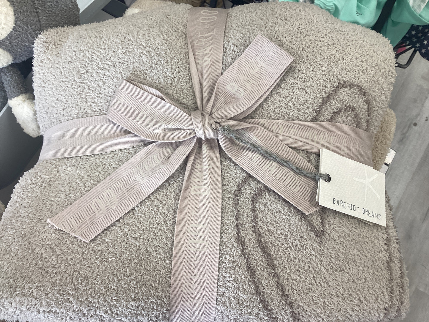 Cozy Chic heart blanket.