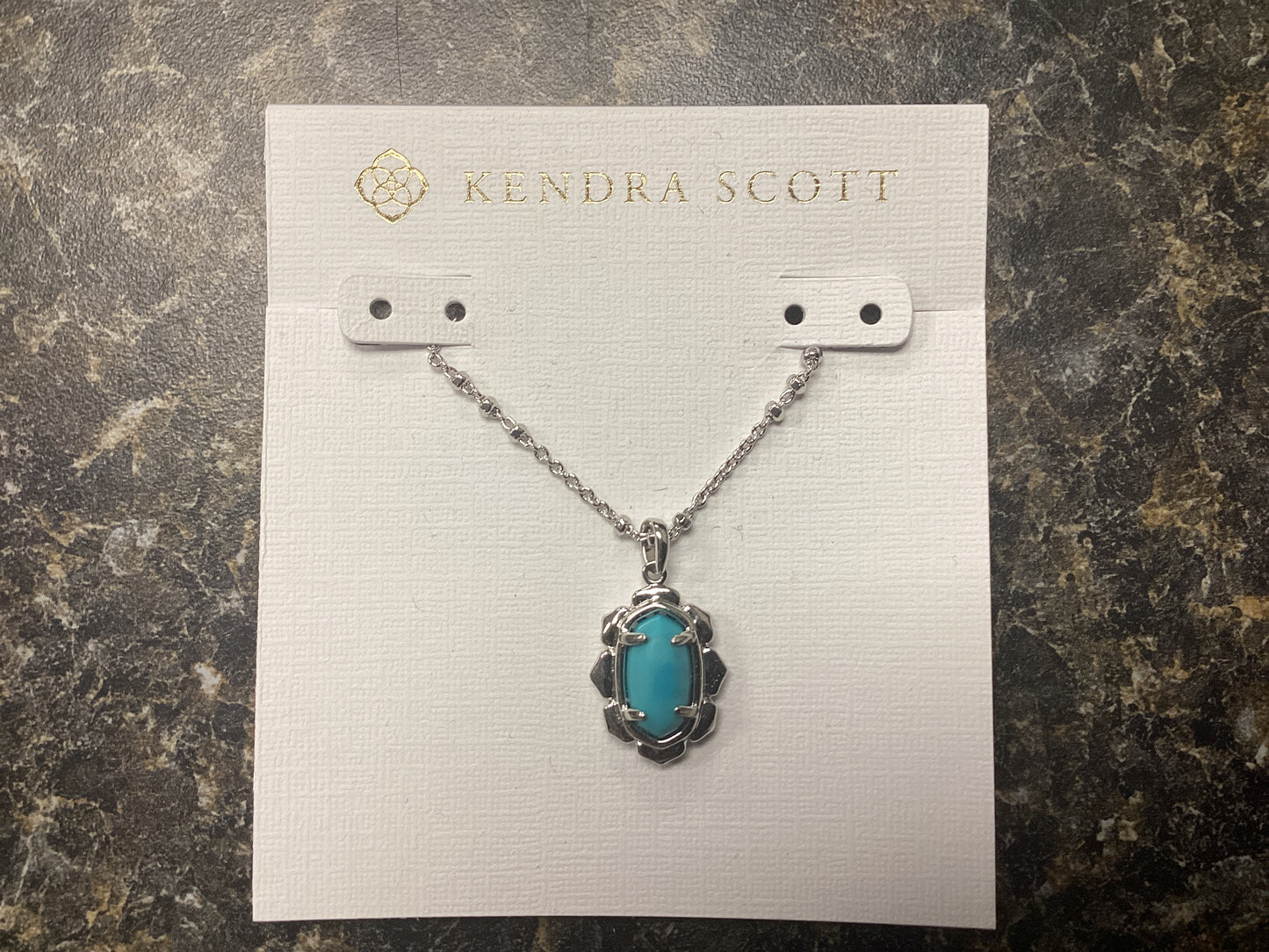Piper silver turquoise necklace