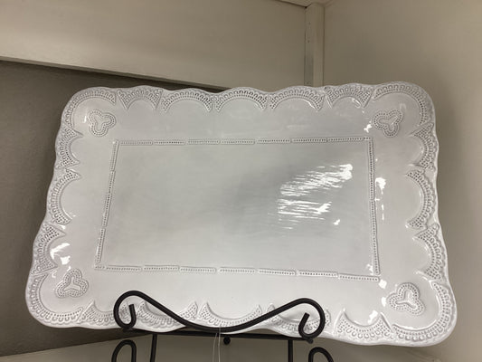 Incanto Lace Small Rect Platter