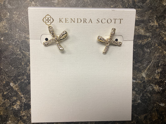 Sasha gold stud earrings