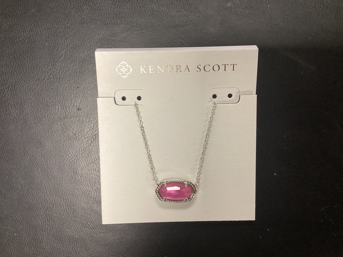 Elisa silver azalea illusion necklace