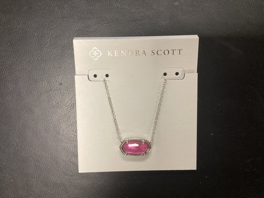 Elisa silver azalea illusion necklace