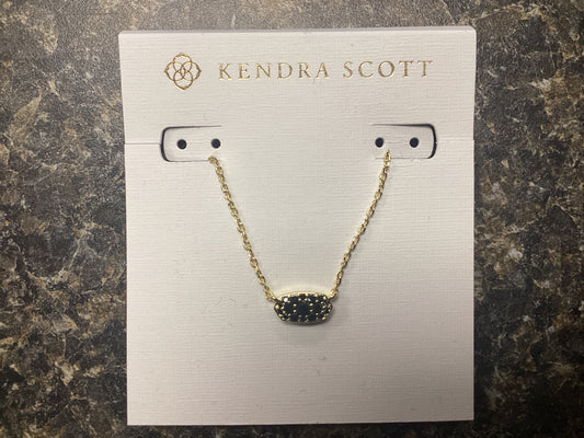 Grayson gold black necklace