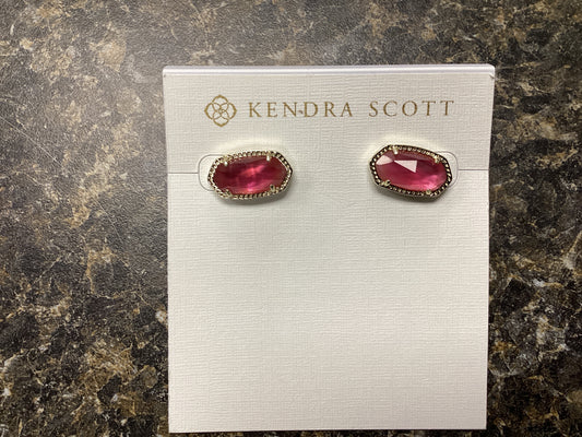 Ellie gold berry illusion earrings