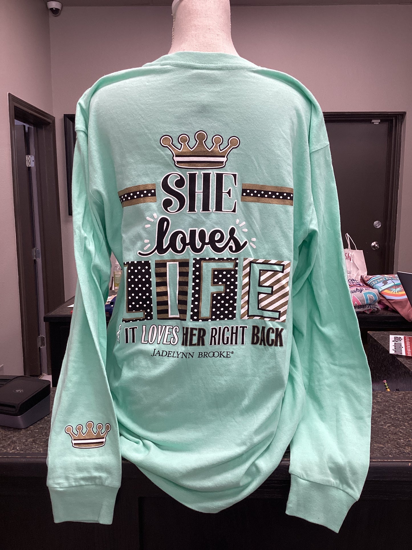 Long Sleeve - She loves Life - Large